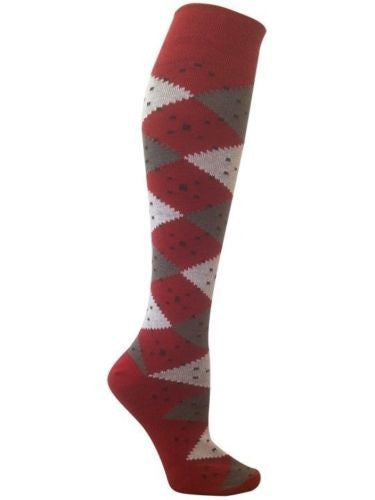 Eve Organic Argyle Knee Highs