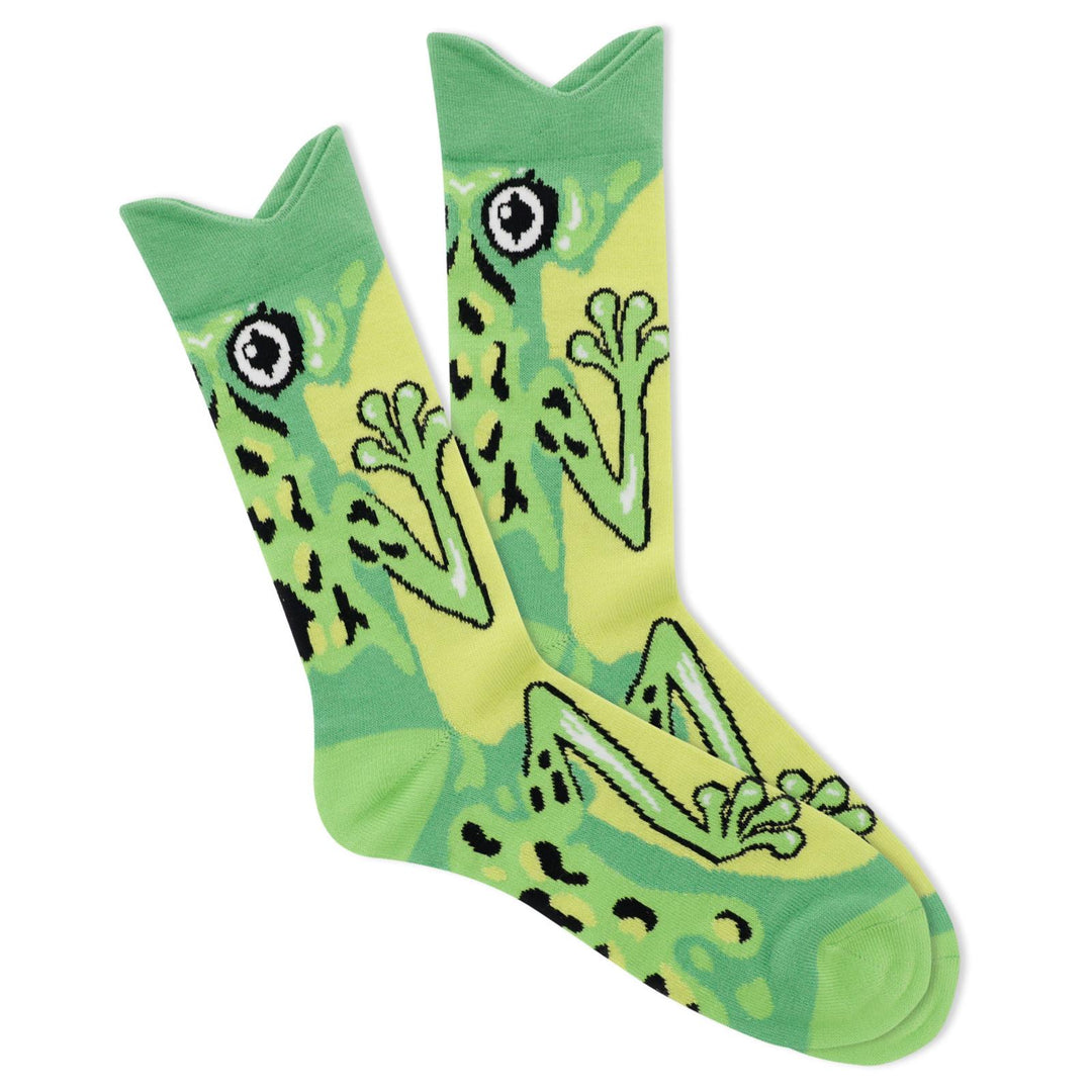 Men's Wide Mouth Frog Crew Socks