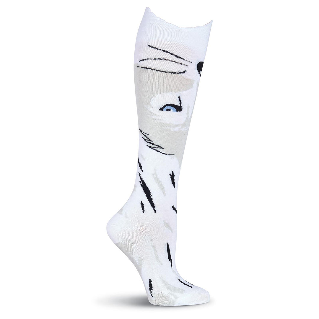 Women's Wide Mouth Wolf Knee High Socks