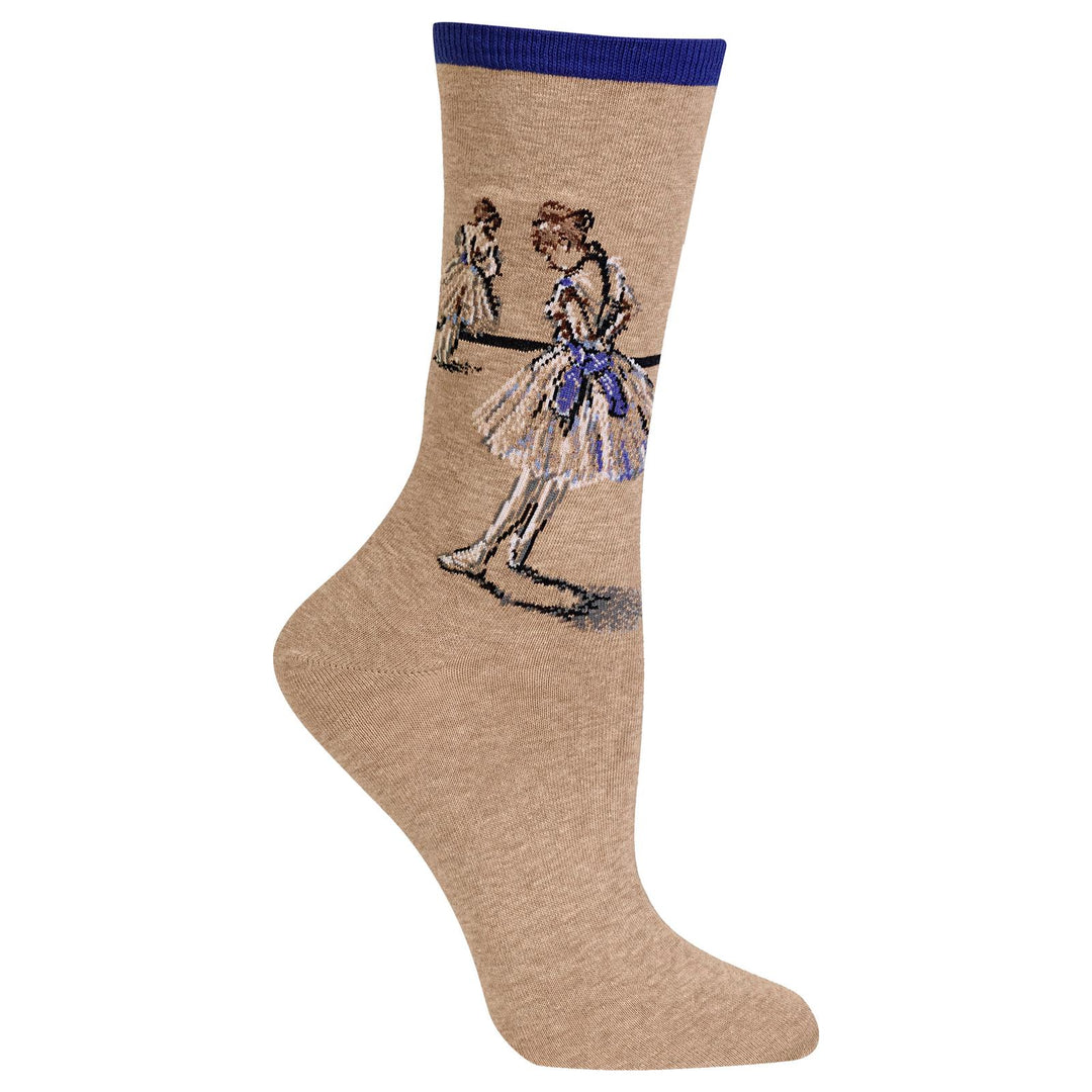 Women's Degas Dancer Blue Socks