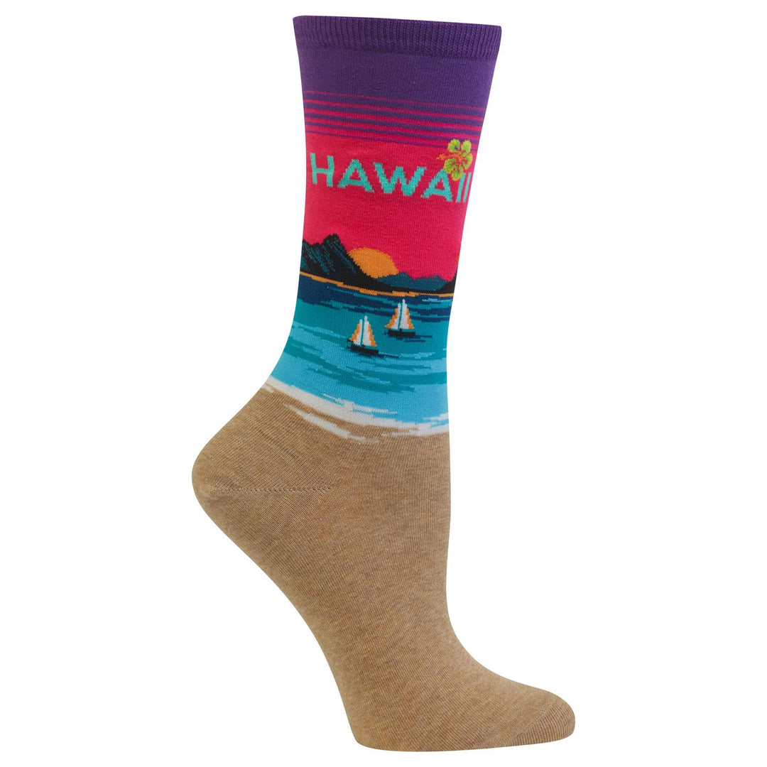 Woman's Hawaii Crew Socks