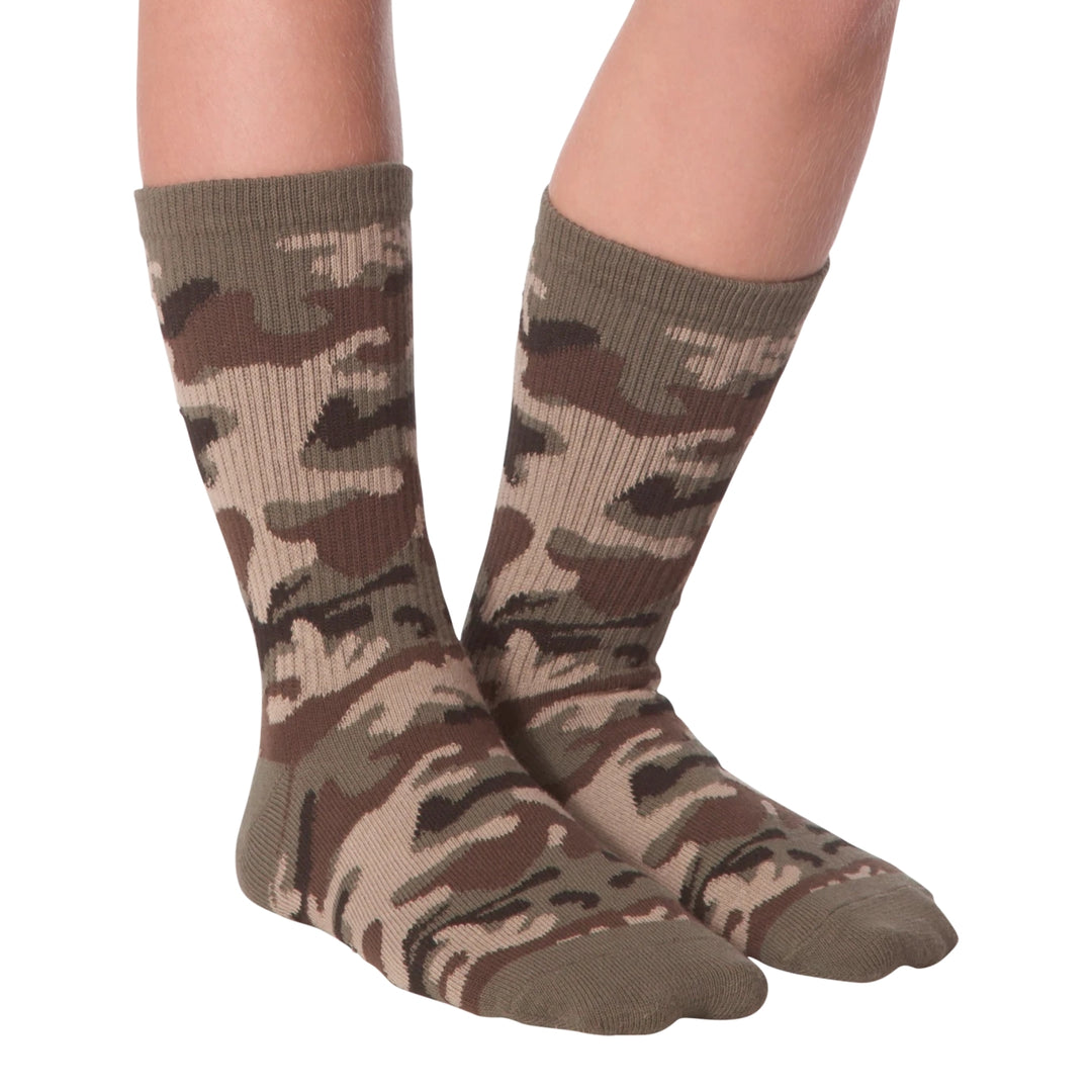 Kid's Camouflage Crew Socks