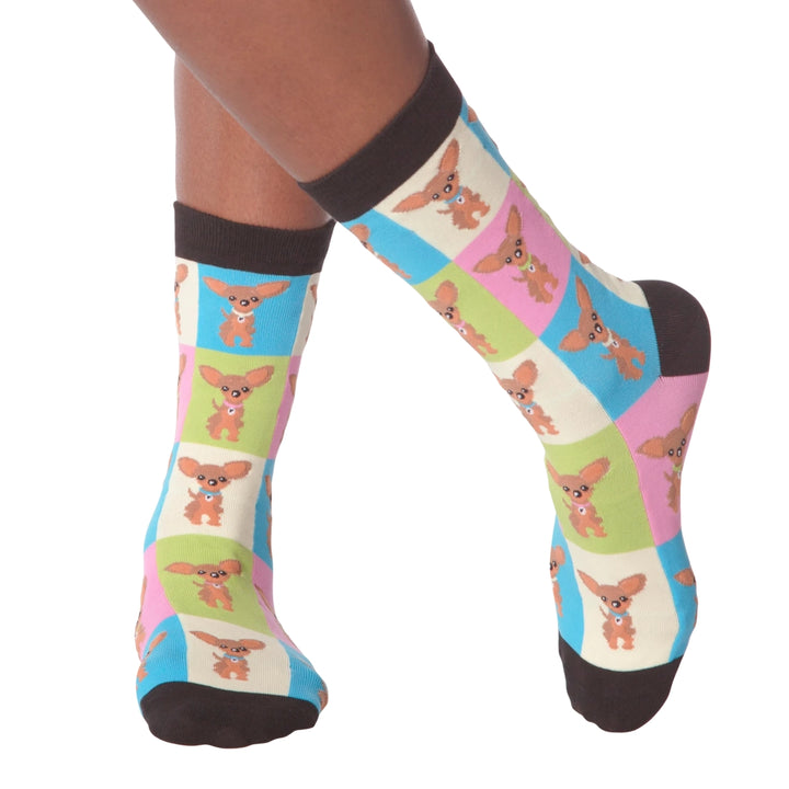 Women's Chihuahua Crew Socks