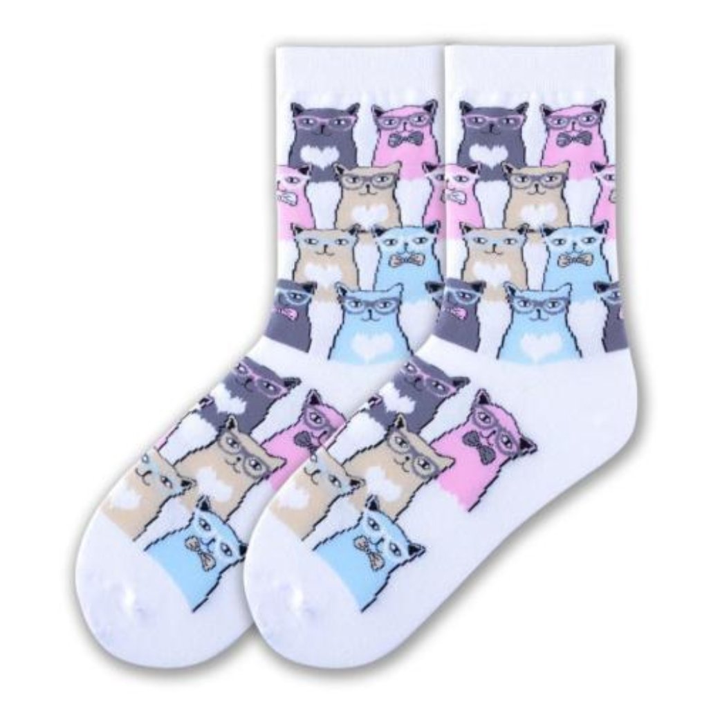 Women's The Smarty Cats Crew Socks