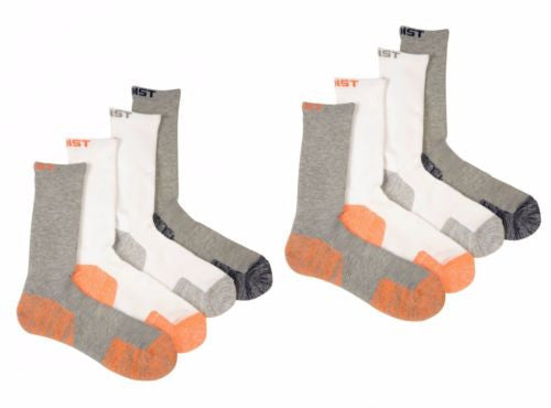 Men's Athletic Crew Socks Mesh Top 6 Pair