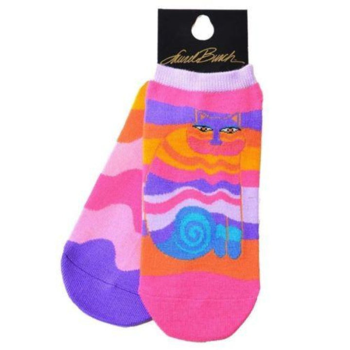 Women's Rainbow Cat Socks 2 Pair