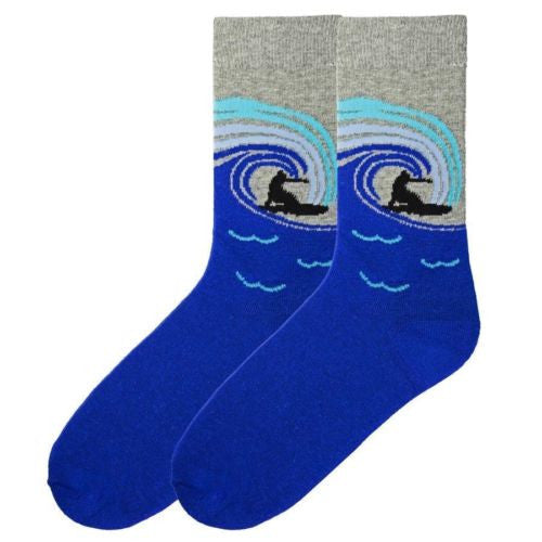 Men's Surf's Up Crew Socks