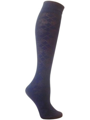 Bonnie Blue Argyle Knee High Socks Eco Friendly