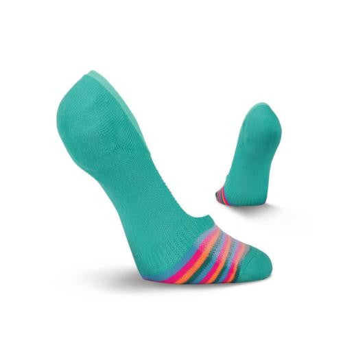 Women's Striped Liner Socks