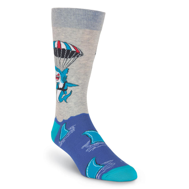 Men's Parachute Shark Crew Socks