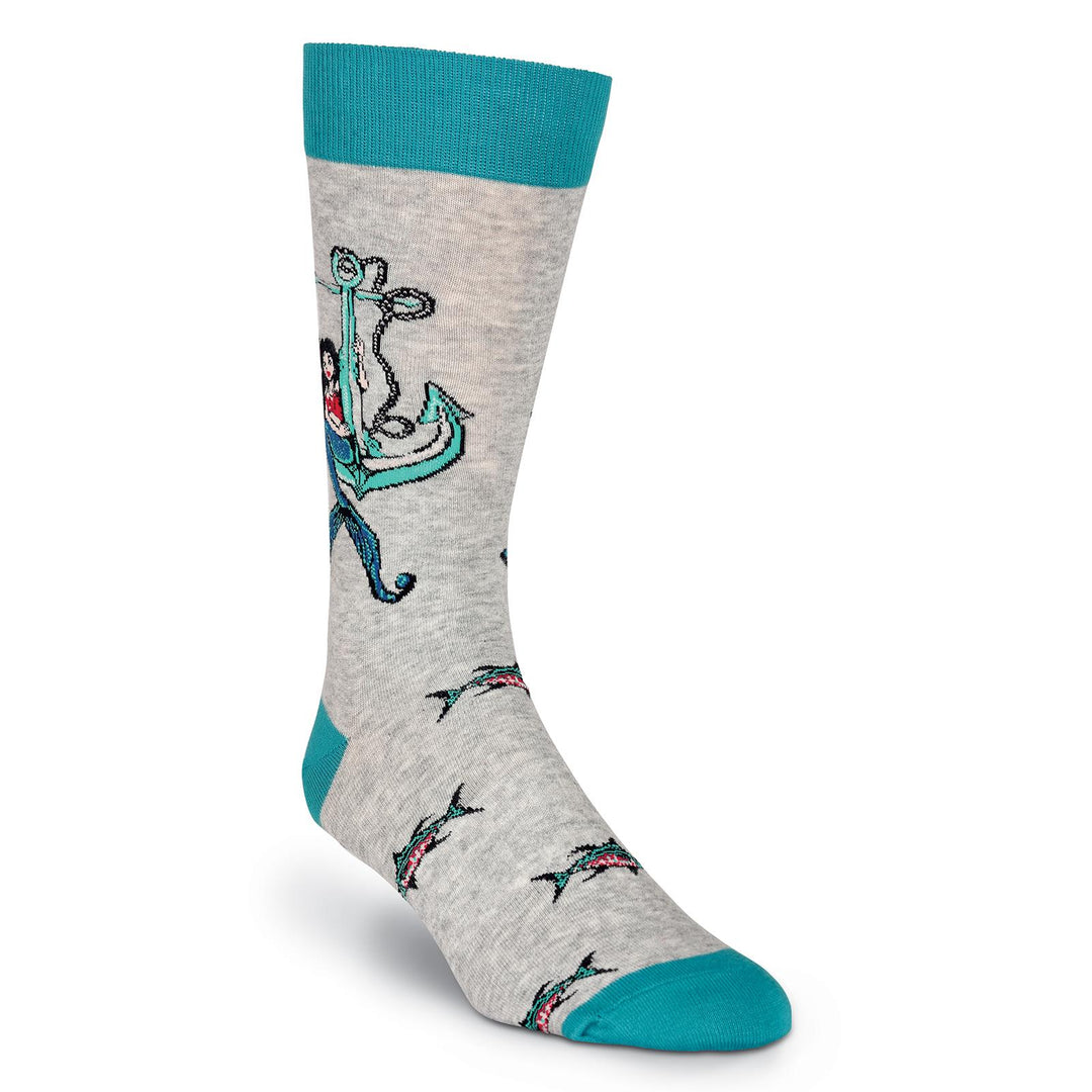 Men's Nauti Mermaid Crew Socks
