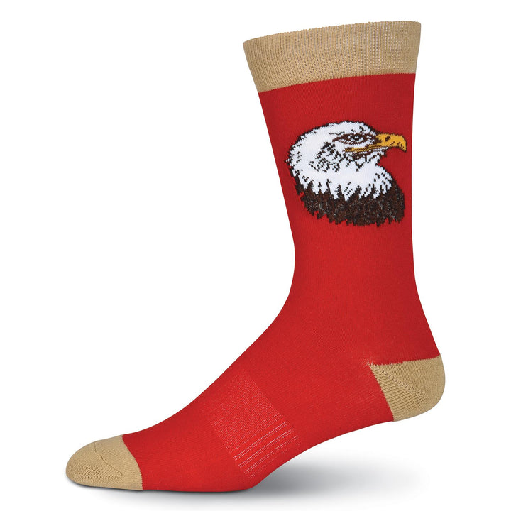 Men's Bald Eagle Crew Socks - American Made