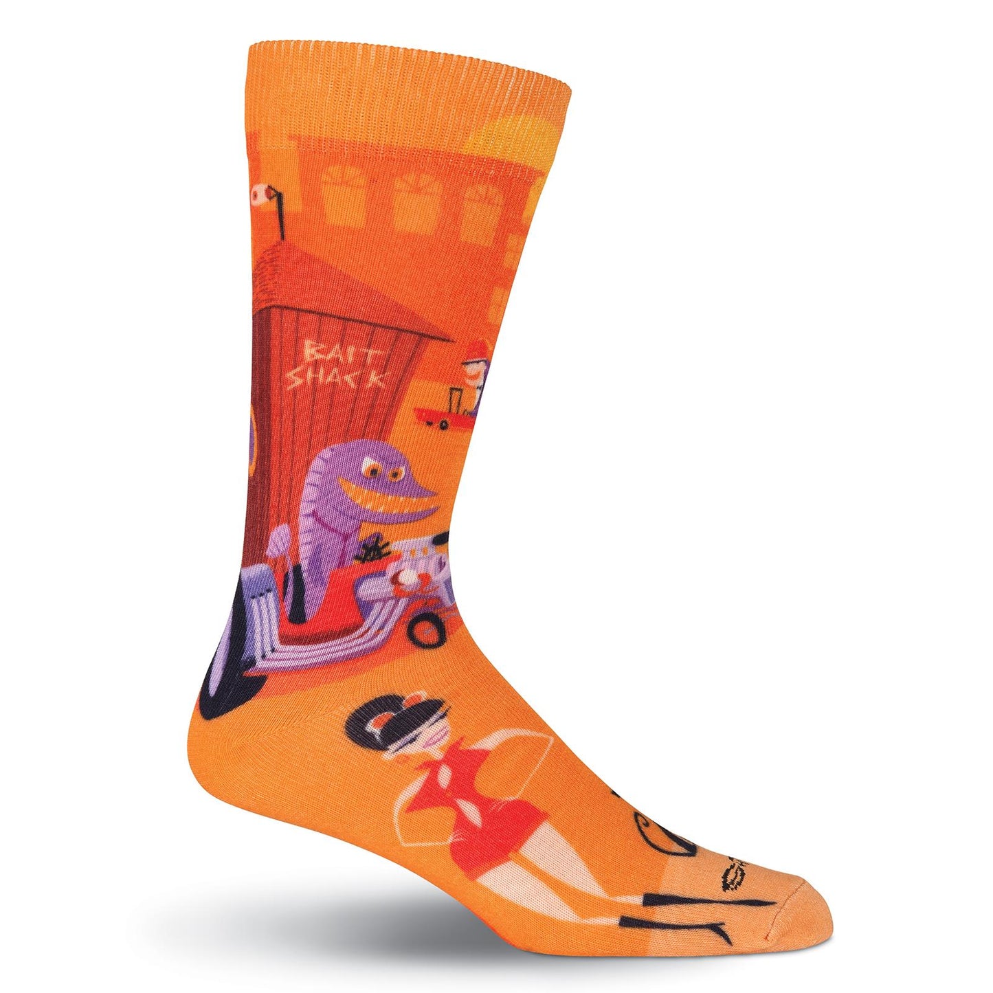 Men's Shag Bait Shack Crew Socks