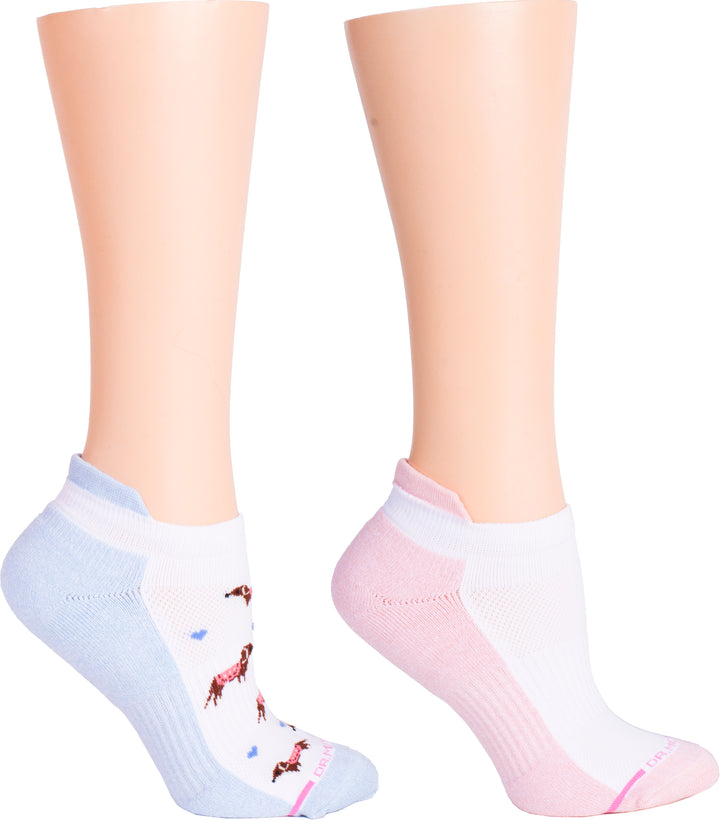 Women's Dr. Motion Compression Ankle Socks 2 Pack