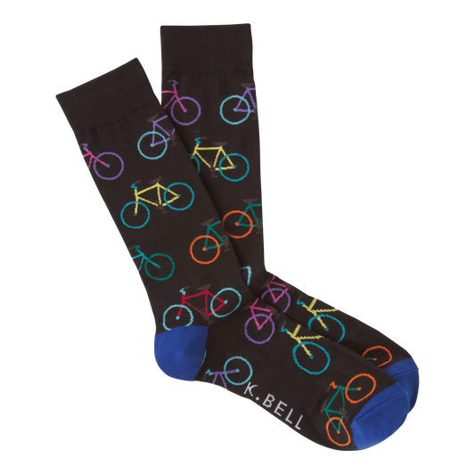 Men's Bright Bikes Crew Socks