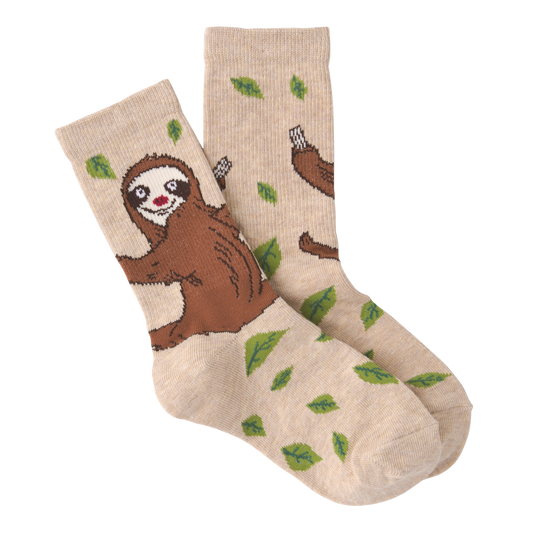 Kid's Sloth Crew Socks