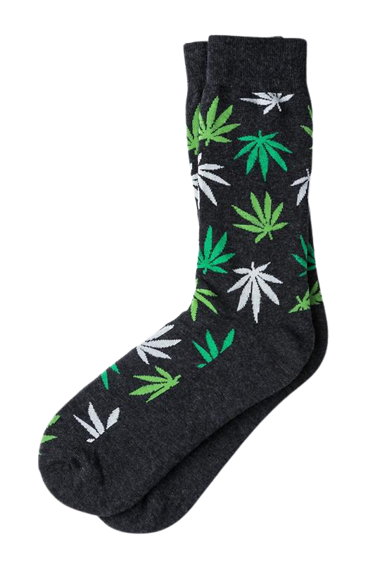 Men's Special Herbs Black Sock