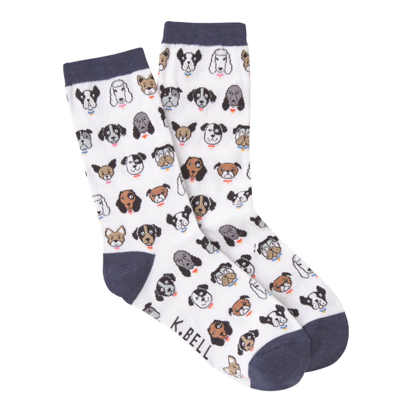 Women's Dog Profile Crew Socks