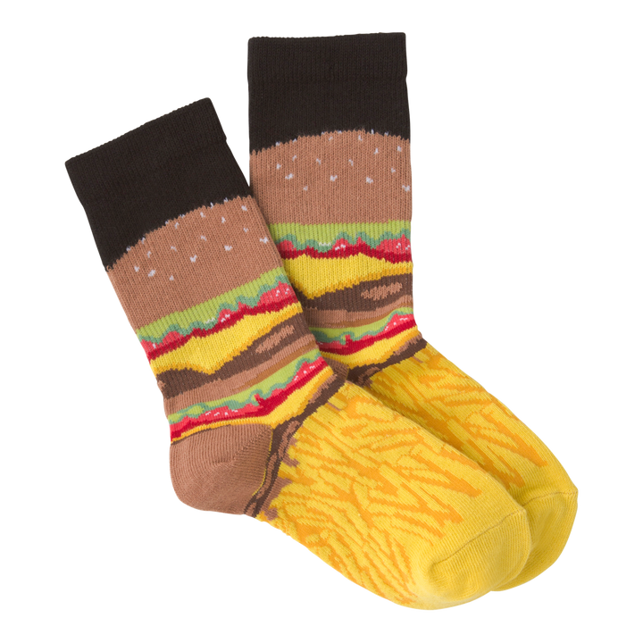 Kid's Burger & Fries Crew Socks