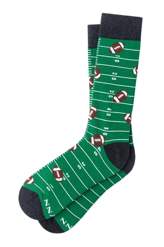 Men's Football Hail Mary Green Sock