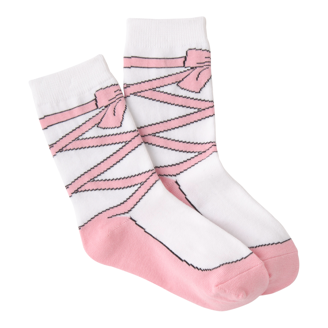 Kid's Ballet Slipper Crew Socks – SO MANY SOCKS