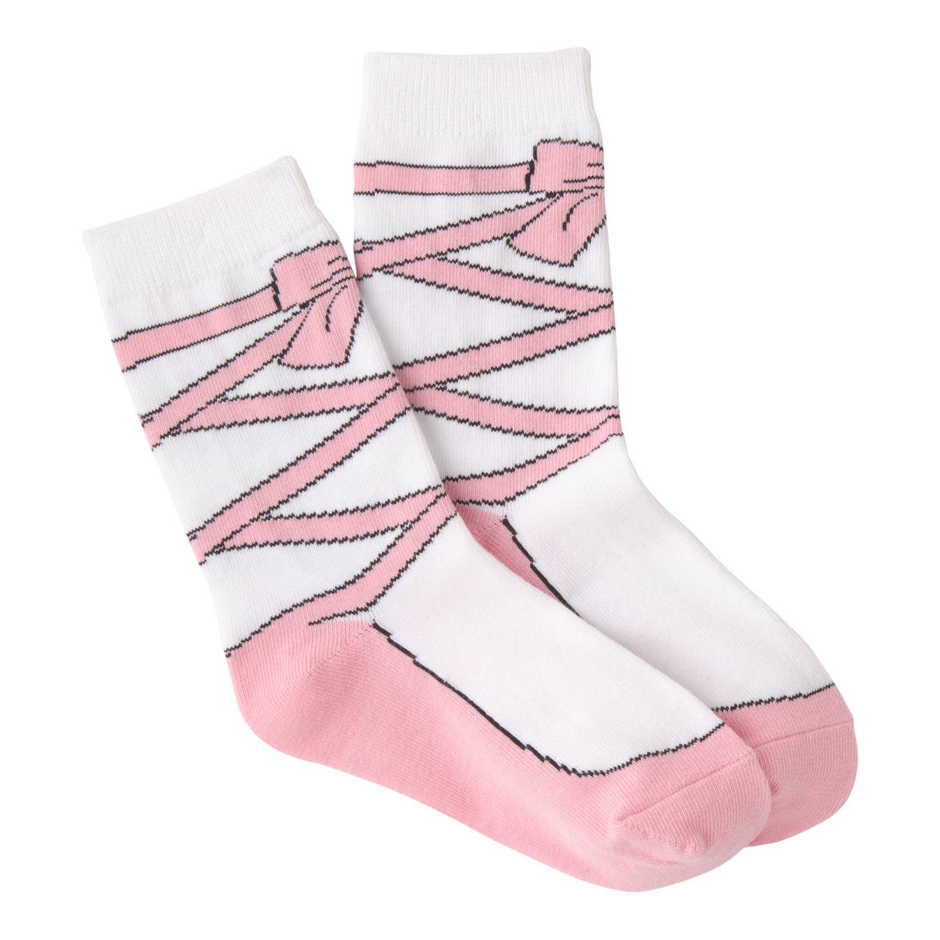 Kid's Ballet Slipper Crew Socks