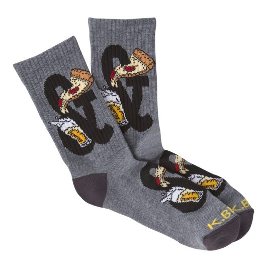 Men's Pizza & Beer Crew Socks