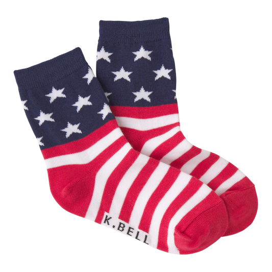 Kid's Stars & Stripes Crew Socks