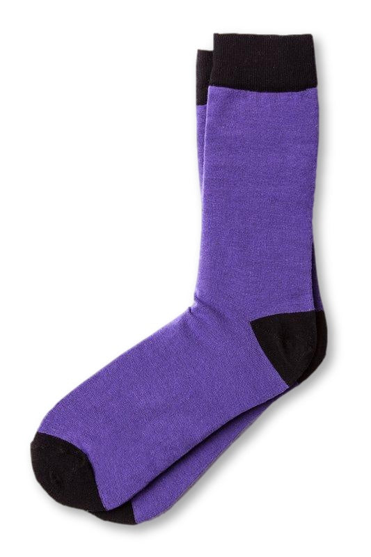 Purple Irvine Crew Socks