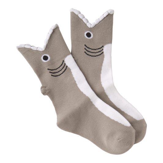 Kid's Wide Mouth Shark Crew Socks