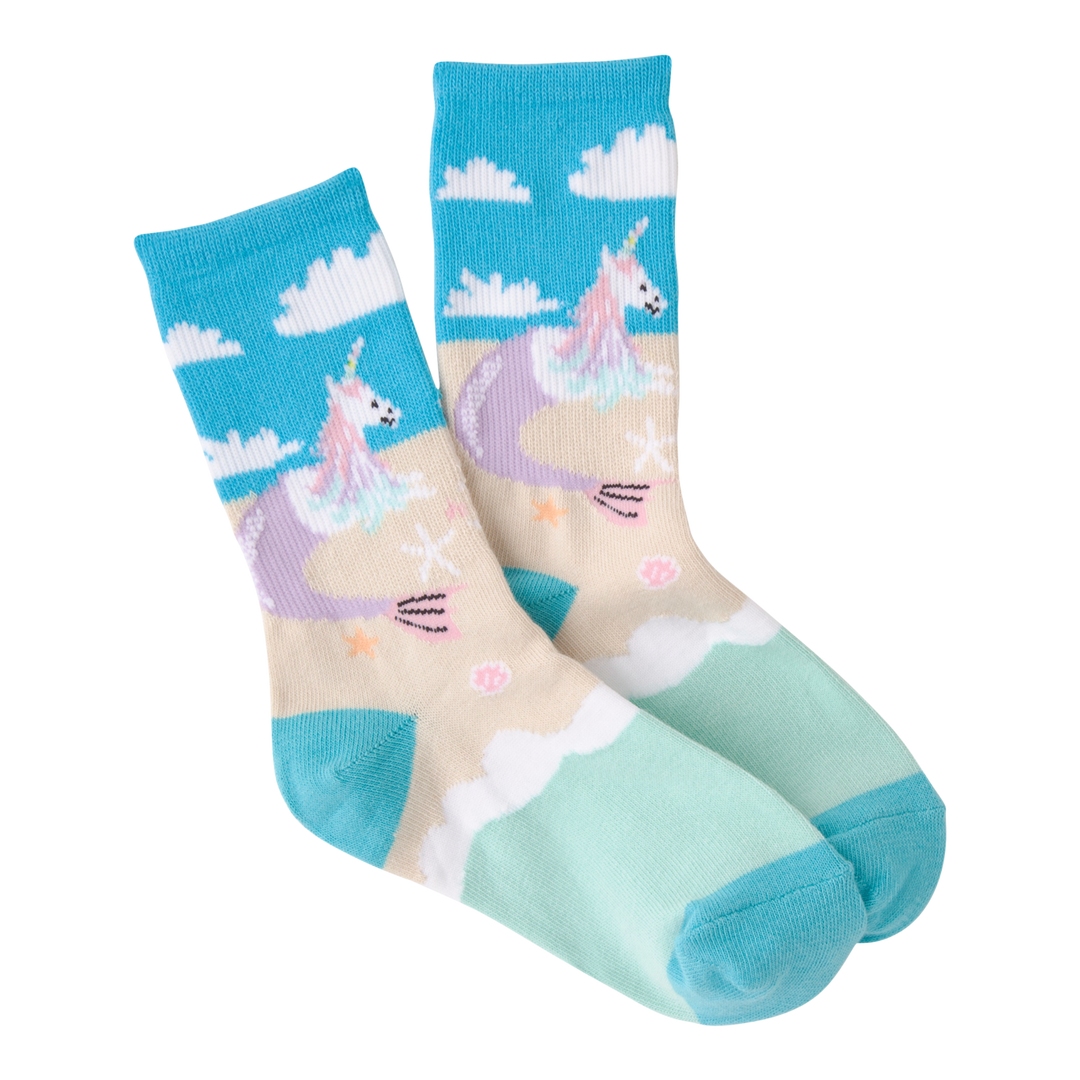 Kid's Unicorn Mermaid Crew Socks