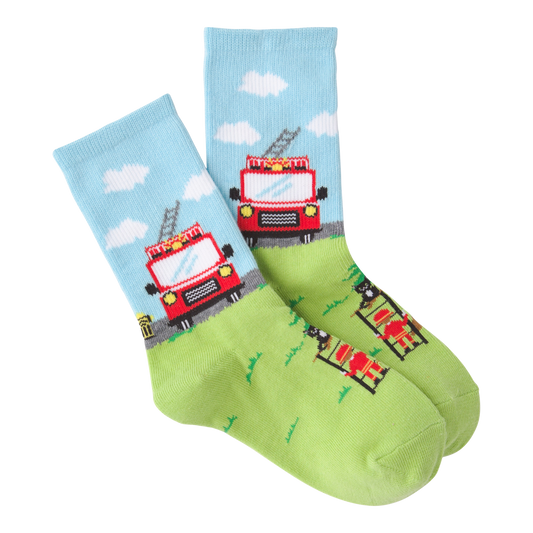 Kid's Fireman Crew Socks